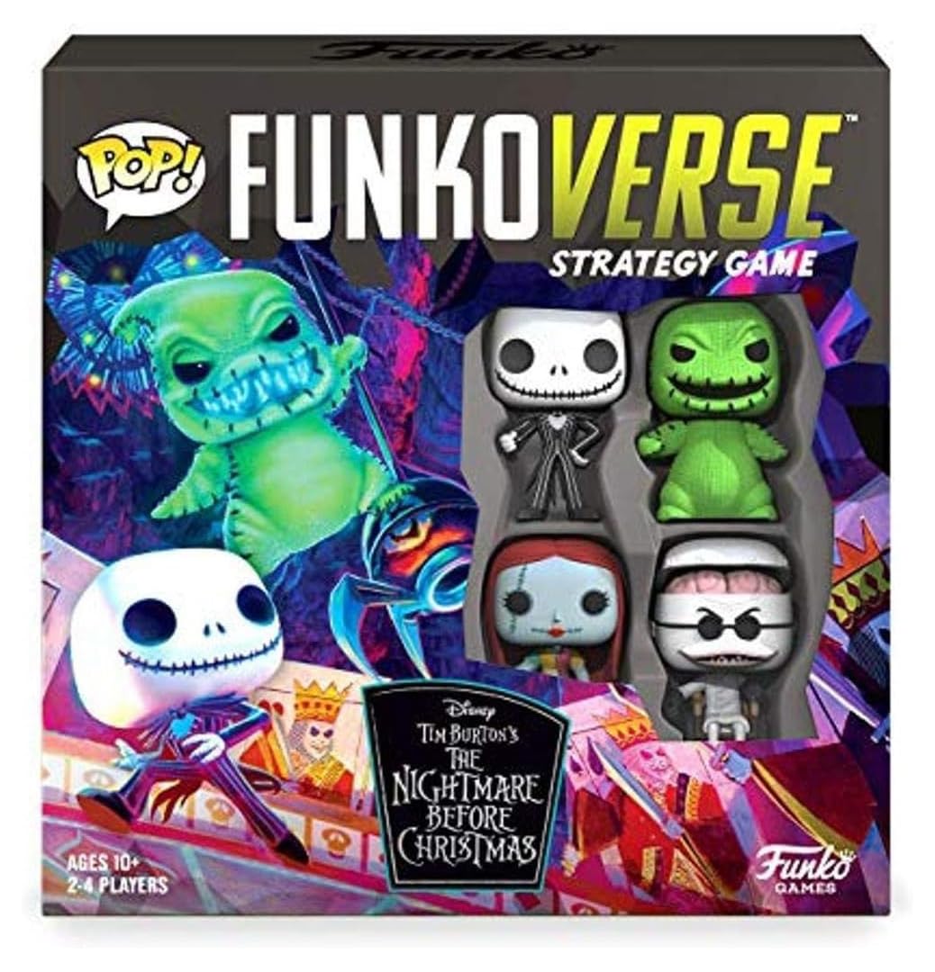 Funko Games Board 0-Base The Nightmare Before Christmas Funkoverse - TNBC - Light Strategy Board Game for Children & Adults (Ages 10+) - 2-4 Players