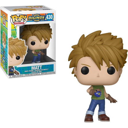 Funko Pop Animation: Digimon - Matt Collectible Figure, Multicolor
