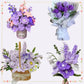 200 Pcs Pipe Cleaners, Deep Purple & Vibrant Purple Chenille Stems for Crafts, Thick Fluffy Pipe Cleaners for DIY Flowers, Animals & Decorations, Art