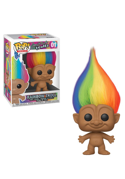 Funko Pop! Trolls: Classic - 10" Troll Multicolored Hair (Styles May Vary)