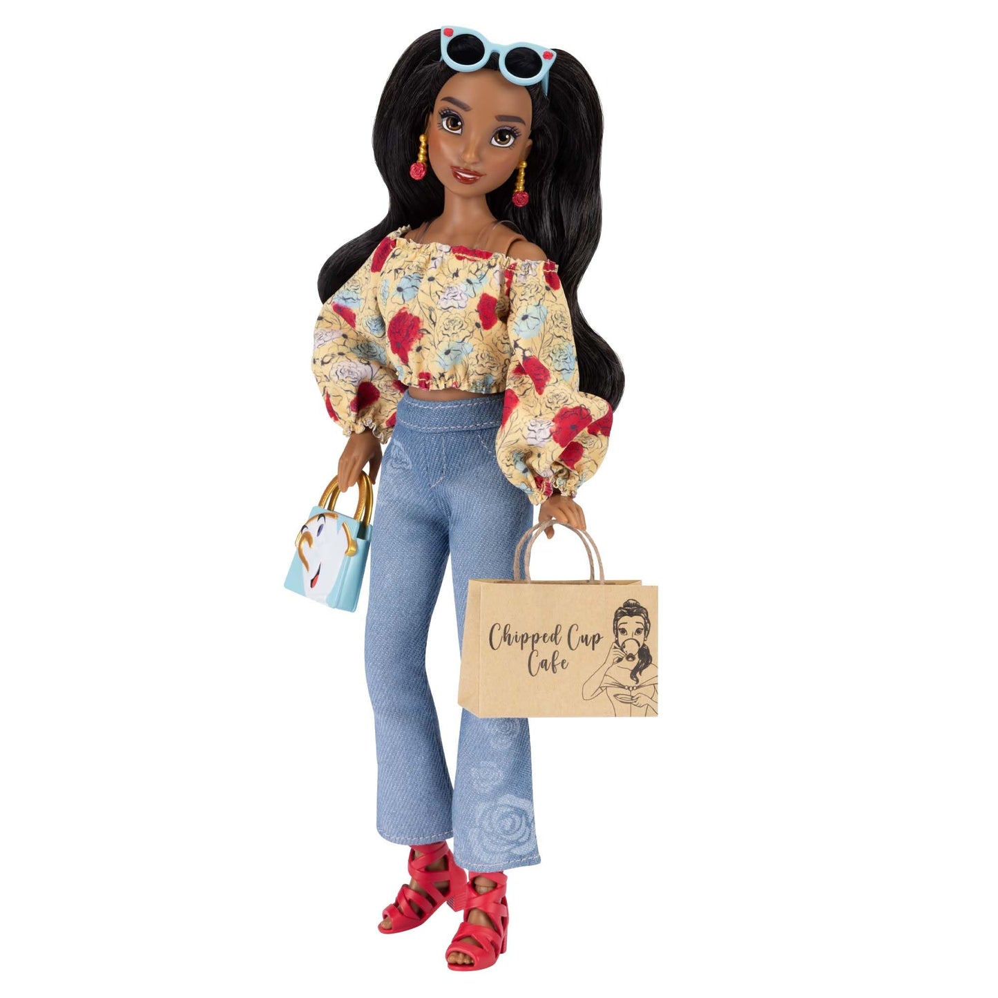 Disney ILY 4EVER Fashion Dolls Inspired by Belle 11.5" Tall with 13 Points of Articulation, Glittery Mickey Ring Included for You!