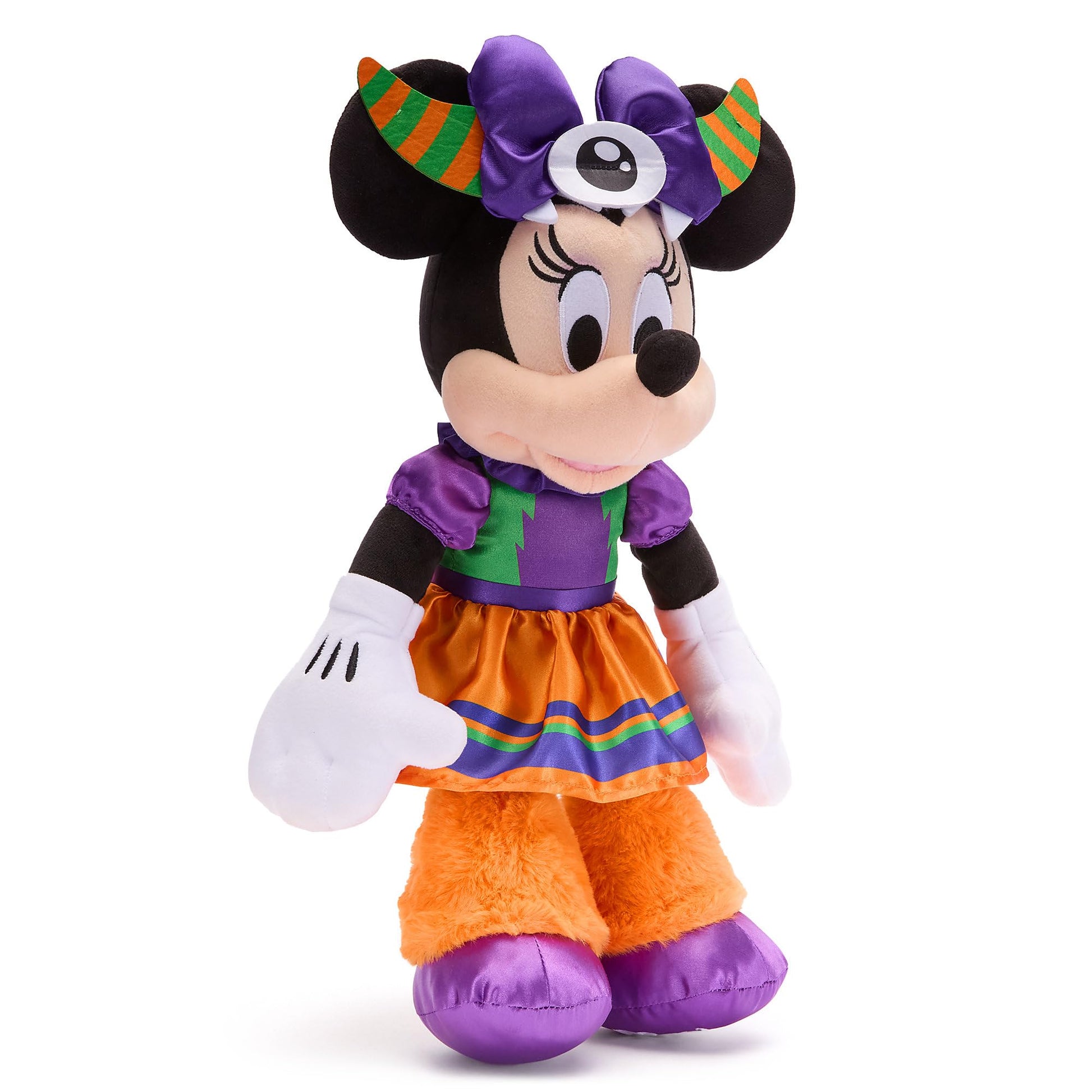 Disney Store Official Minnie Mouse Halloween Plush - Disney Halloween Stuffed Animal with Embroidered Features, Detailed Plush Sculpting, Satin Print