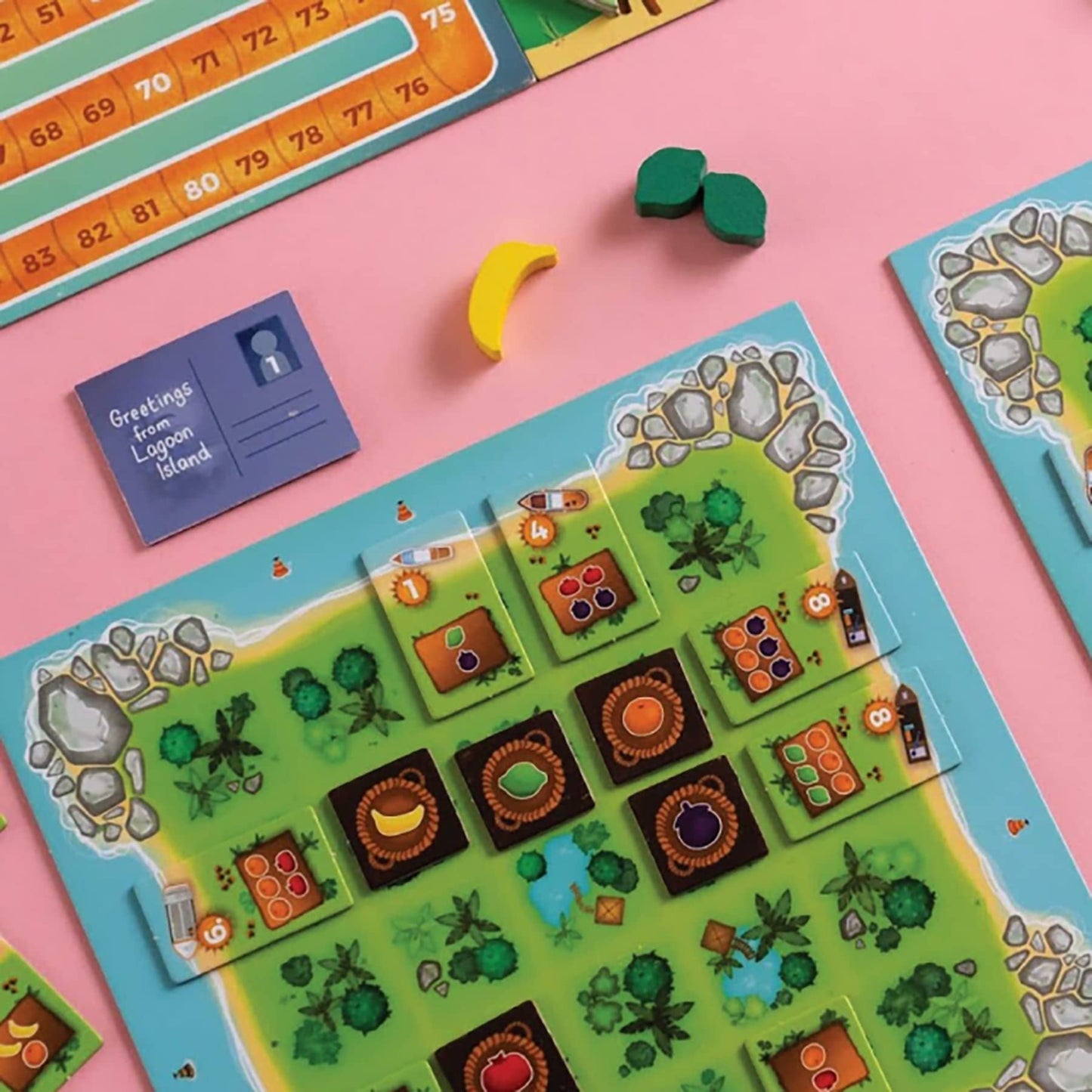 Capstone Games: Juicy Fruits, Strategy Board Game, Quick and Easy Game, Grow Delicious Fruit in Paradise 1 to 4 Players, 20 to 50 Minute Play Time