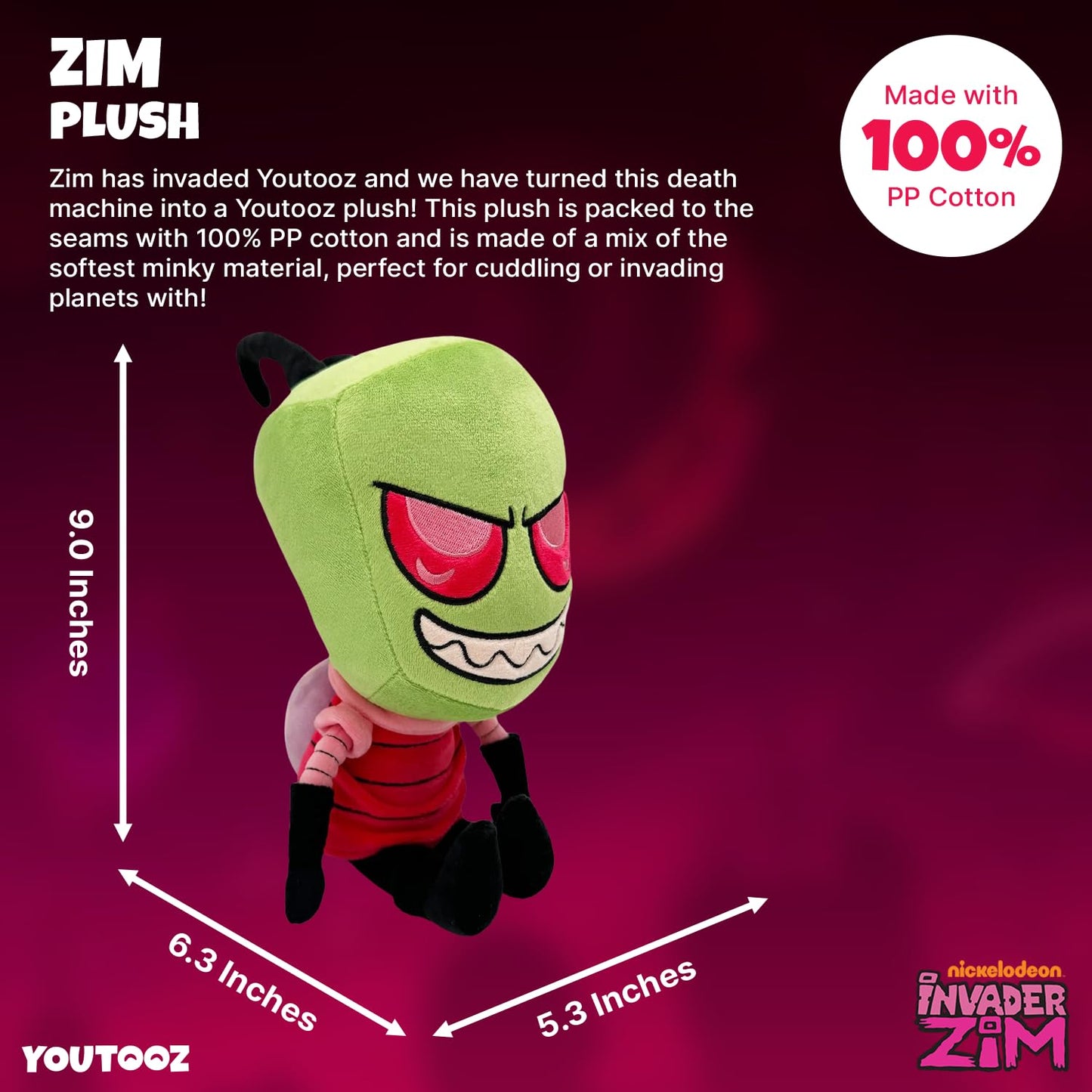 Youtooz Invader Zim 9" Plush