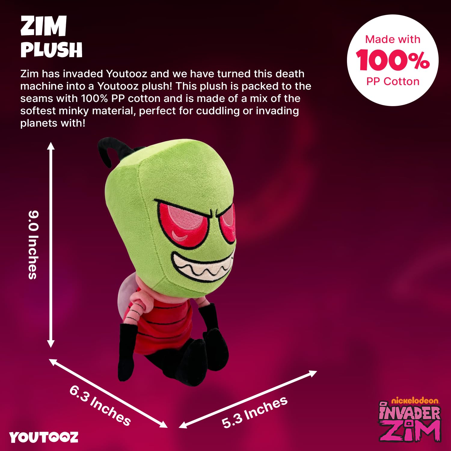 Youtooz Invader Zim 9" Plush