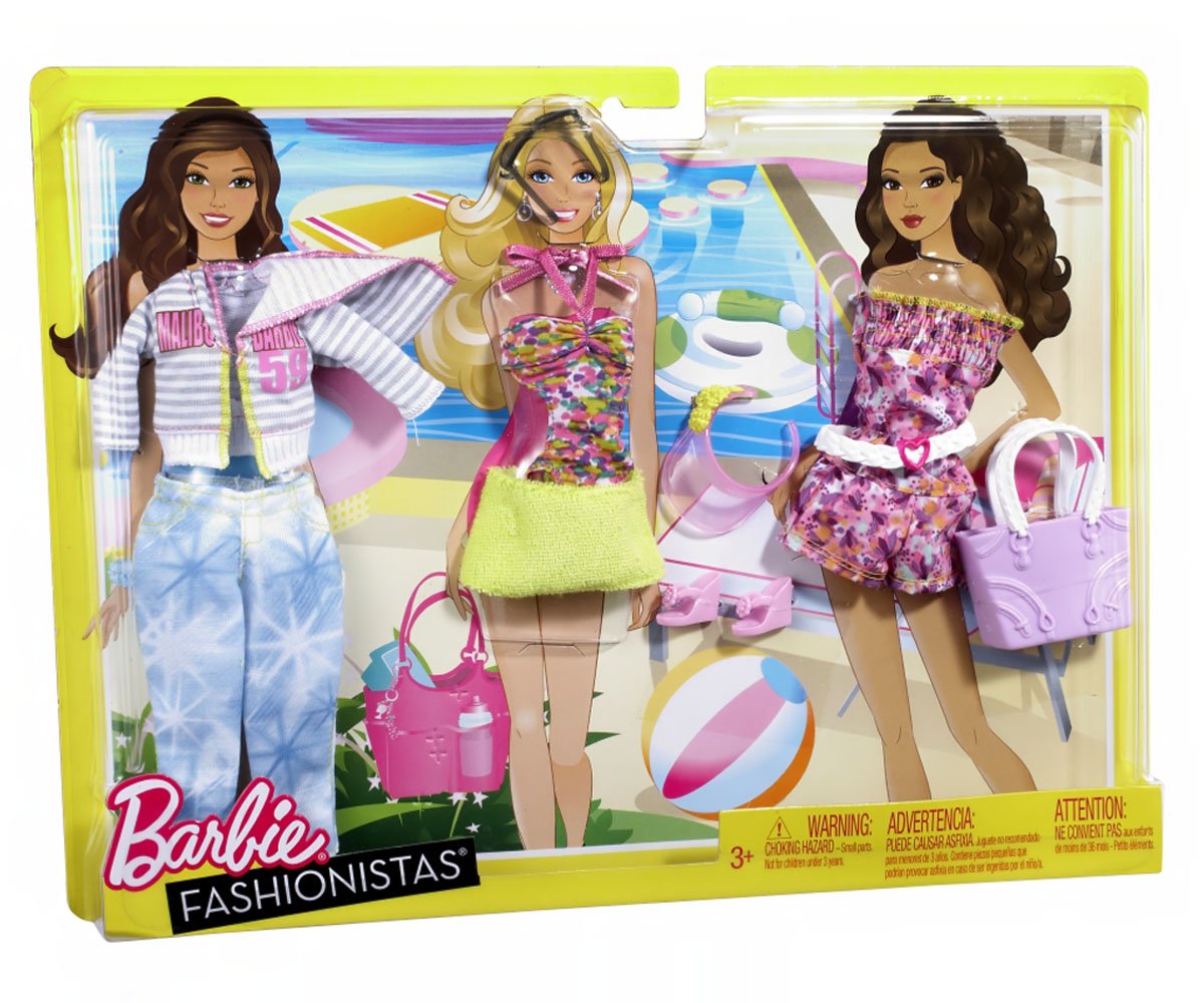 Mattel-Barbie Fashionistas Marina Outfits X2233