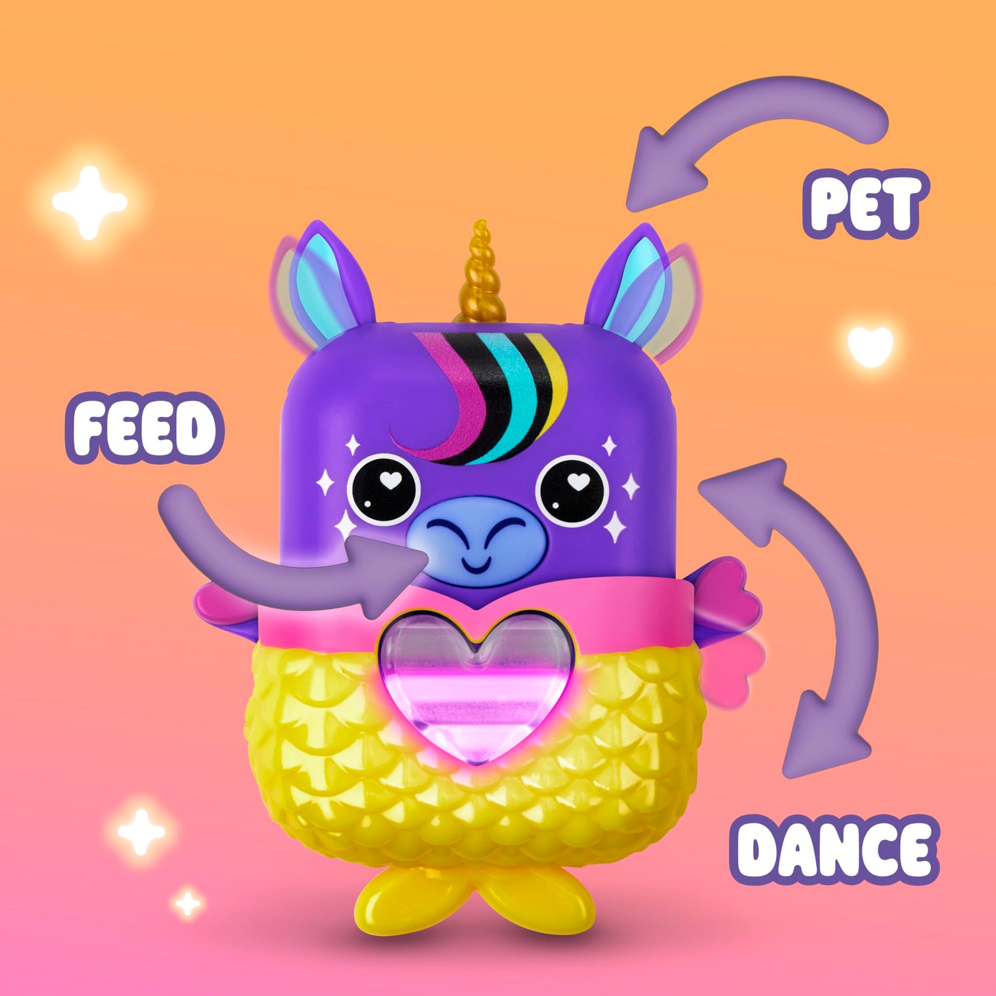 Nano-MALS Stardream The Unicorn, Electronic Pet Unicorn Toy, 70+ Responses, Interactive Fidget Toys for Girls & Boys Ages 5+