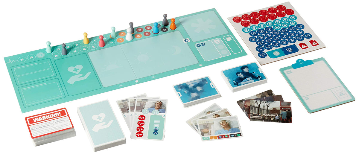 Hub Games Holding On The Troubled Life of Billy Kerr Board Game | Medical Mystery Game | Strategy Game | Cooperative Game for Adults | Ages 14+ | 2-4
