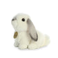 Aurora® Realistic Miyoni® Lop Eared Rabbit Stuffed Animal - Lifelike Detail - Cherished Companionship - Grey 8 Inches