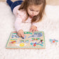 Melissa & Doug Zoo Animals Sound Puzzle - 8-Piece Wooden Peg Puzzle with Light-Activated Sounds, Music Learning Toy for Toddlers and Preschoolers Ages
