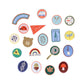 Meri Meri Outdoor Adventures Stickers (Pack of 25), Camping and Birthday Party Favors, Decorative Stickers, Matchbox-Style Box, Easy Peel Back, Ages