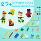 300 PCS Building Bricks Compatible with Lego Classic - 300 Pieces Basic Bulk Building Blocks in Random Color - Mixed Shape (300PCS)