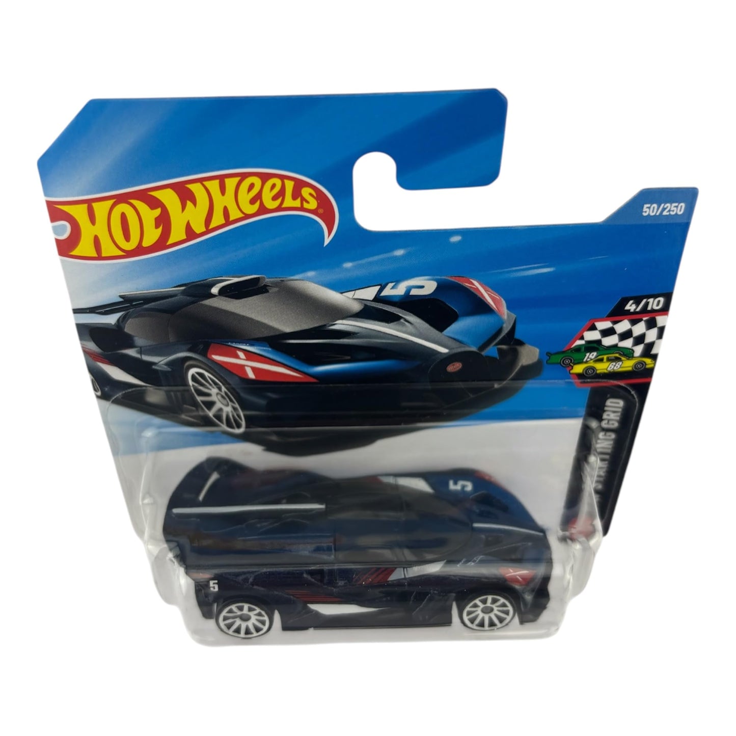 Hot Wheels Bugatti Bolide [Dark Blue] Starting Grid 4/10, 50/250, 1:64 Scale Diecast Toy Vehicle
