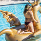 Giant Inflatable 103" Golden Dragon Pool Float - Luxy Float