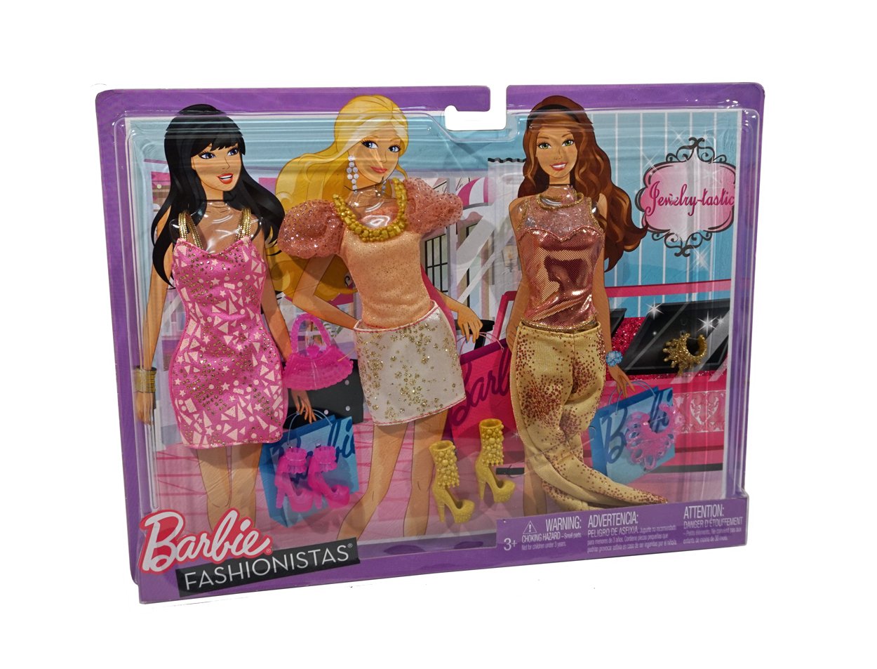Barbie Fashionistas Day Looks Clothes - Glitter & Jewels Outfits