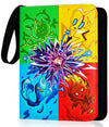 9 Pocket Card Binder for Cards, Trading Card Binder Fits 900 Cards with 50 Removable Sleeves, Zipper Card Holder Case Album Book for Boys Girls