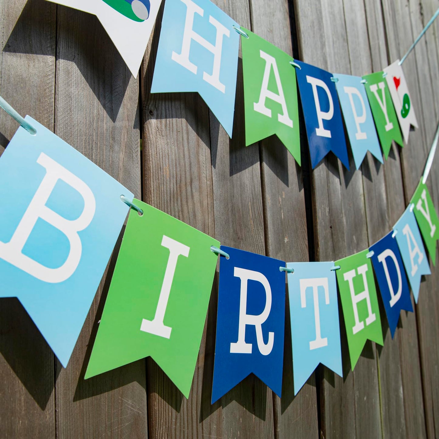 Golf Happy Birthday Banner - Happy Birthday Decorations, Golf Themed Party Supplies, Sport Theme Banner, Sports Themed Party Decoration, One Groovy