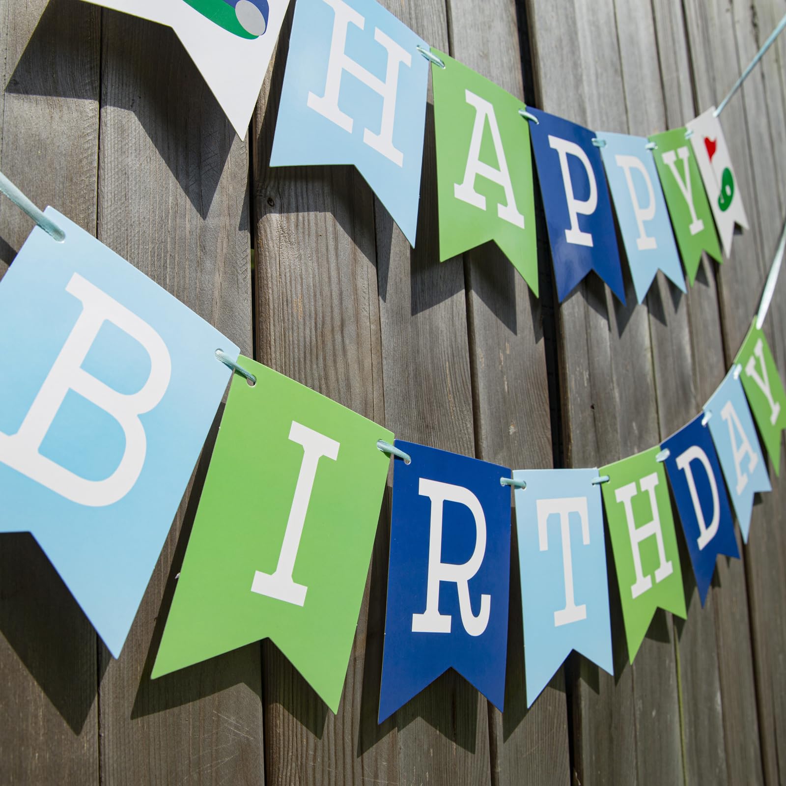 Golf Happy Birthday Banner - Happy Birthday Decorations, Golf Themed Party Supplies, Sport Theme Banner, Sports Themed Party Decoration, One Groovy
