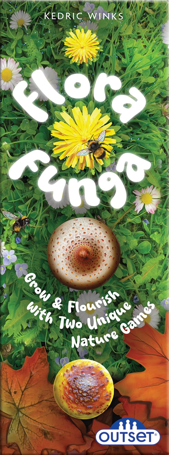 Flora Funga - The Pattern Forming Game - Features Two Nature-Inspired Games - for Ages 10 and up
