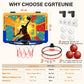 CGRTEUNIE Indoor Basketball Hoop for Kids, 40x30cm Backboard