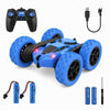 BSHSM RC Car 2.4GHz 360° Spin Off-Road Stunt Vehicle with 2 Rechargeable Batteries + USB Charging Cable, Full Terrain Remote Control Truck for Kids