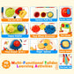 Busy Cube for Toddlers 1 Years Old, Montessori Toys for 1 Year Old - Ideal Gifts for 1 Year Old Boys Girls - Airplane Plane Car Travel Toys for 6