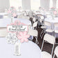 Big Dot of Happiness Pink Winter Wonderland - Holiday Snowflake Birthday Party and Baby Shower Centerpiece Sticks - Showstopper Table Toppers - 35