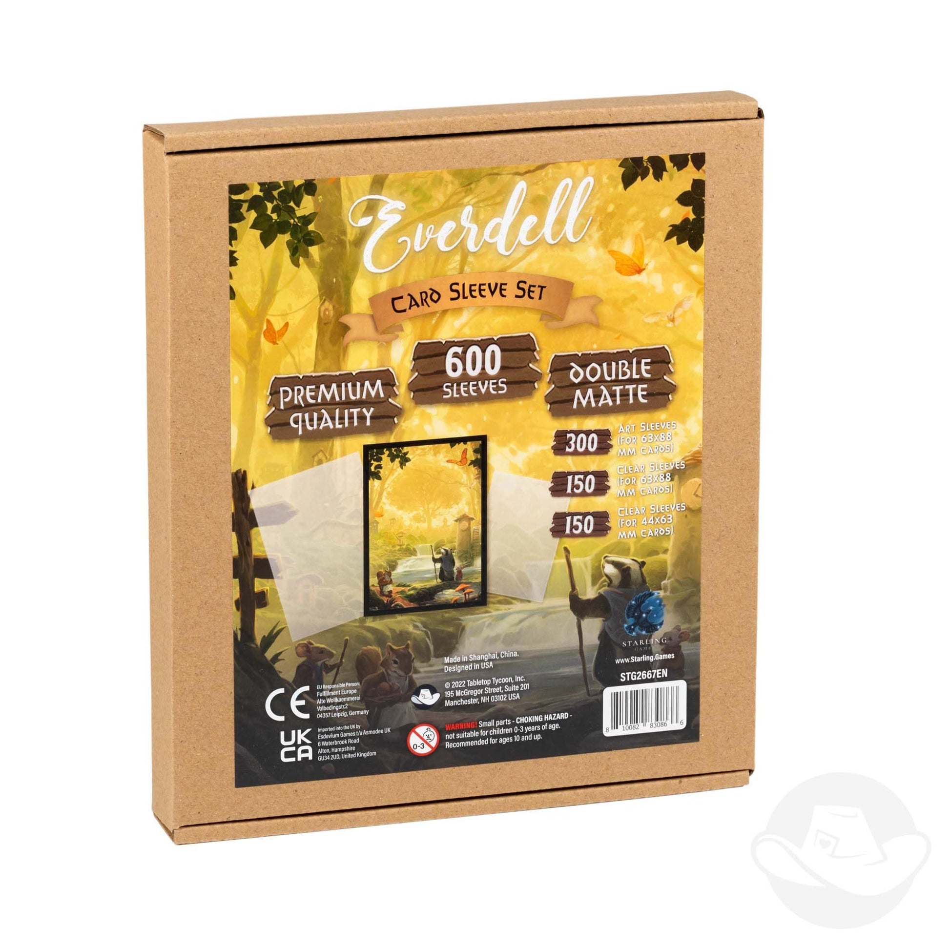 Everdell Card Sleeve Set - Custom Trading Card Sleeves for Base Game & Expansions | Includes Standard & Mini Sizes | Perfect for MTG, Pokemon Cards