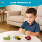 Get Ready Kids Insects & Bugs Playset - 5 Soft Plastic Bug Toys for Kids
