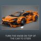 LEGO Technic Lamborghini Huracán Tecnica Orange Toy Cars - Building Toys for Kids, Boys & Girls, Ages 9+ - Lamborghini Toy Car W/ V10 Engine