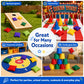 Halloluck 12 Pack 2inch/5cm Nylon Bean Bags Children Family Adults Outdoor Yard Games Bean Bag Toss Carnival Toy Bean Bag Toss Game
