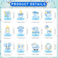 Baby Shower Centerpieces for Tables Boy: 12Pcs It's A Boy Baby Shower Honeycomb Centerpieces Baby Boy Baby Shower Decorations It's A Boy Baby Shower