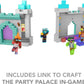Mattel Minecraft Creator Series Playset, Party Supreme’s Palace Toy with Lights, Music & 3.25-inch Action Figure