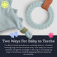 Itzy Ritzy - Bitzy Crinkle Sensory Toy Dinosaur with Crinkle Sound for Babies & Toddlers - Features Soft Braided Teething Ring & Textured Ribbons