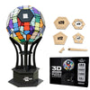 Official FIFA World Cup 2026 Trophy Building Set - 3D Wooden Trophy Puzzle, 165-Piece DIY Building Model Craft Kit, Collectible Sports Decor & Gift