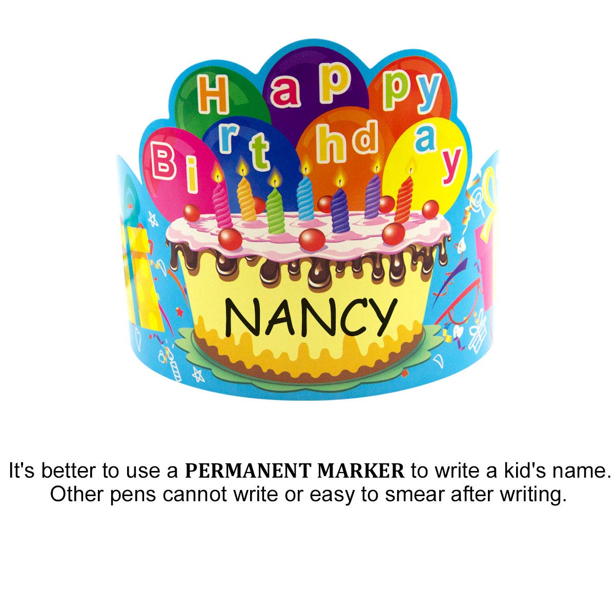 Fancy Land Birthday Crowns for Kids Pack of 30 Classroom Must Haves Pre K