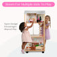 Delta Children Moveable Mansion Dollhouse - 360-Degree Play Dollhouse with Wheeled Base - Includes 16 Accessories - Fits 12-inch Dolls - Pretend Play