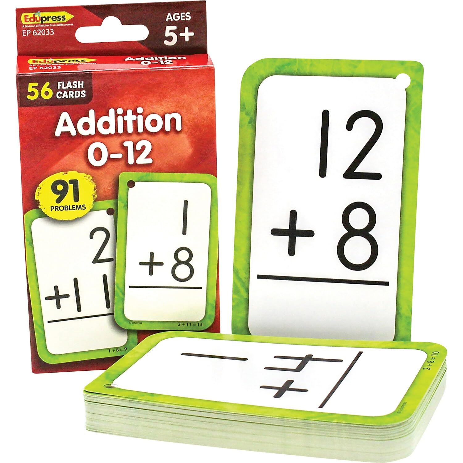 Teacher Created Resources Addition 0-12 Flash Cards (EP62033)