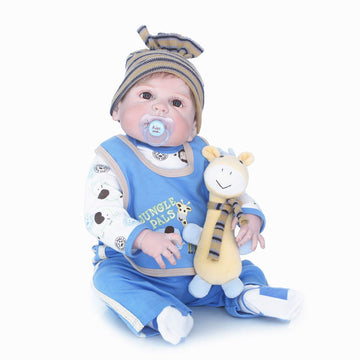 Reborn Dolls Clothes Baby Boy Clothing Outfit for 20"- 22" Reborn Newborn Dolls 0-3 Month Boy Doll Clothes