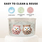 Baby’s Way Teething Toy - Owl Silicone Teether Toy for Babies 3-6 Months Toys for 6-12 Months - Baby Teething Relief, Silicone Teethers for Babies
