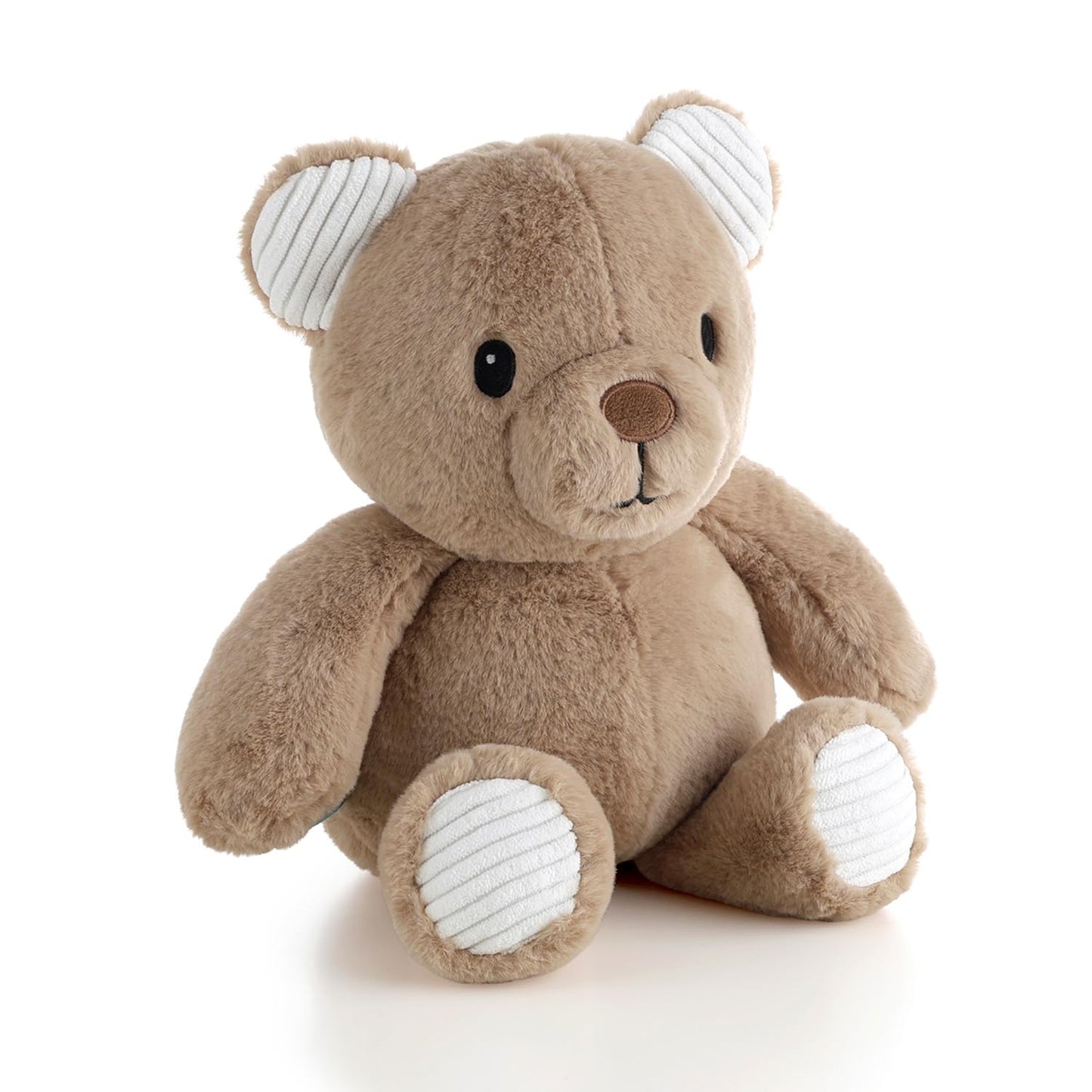 The Peanutshell Teddy Bear Stuffed Animal - 10 inch - Baby Safe - Machine Washable - Soft Bear Baby Toys, Newborn Infant Toddler, Plushies for Boys