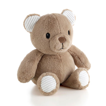 The Peanutshell Teddy Bear Stuffed Animal - 10 inch - Baby Safe - Machine Washable - Soft Bear Baby Toys, Newborn Infant Toddler, Plushies for Boys