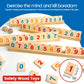 Chinese Mahjong Set for Beginners, Portable Travel Mahjong Game with Numbered Tiles, Easy to Learn Starter Set, Board Game for Adults and Teens