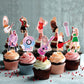 24pcs Popular Happy Birthday Cupcake Toppers, In My Birthday Era Cupcake Toppers, Super Star Party Cake Decorations, In My Era Decorations For Party