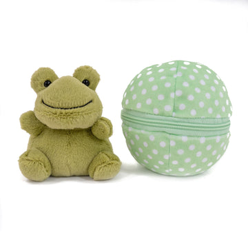 Made By Aliens Easter Stuffed Animal - 6 inch - Surprise Zip up Egg Hideaway Springtime Inspired Plush Toy Gift for Kids, Boys and Girls - Easter