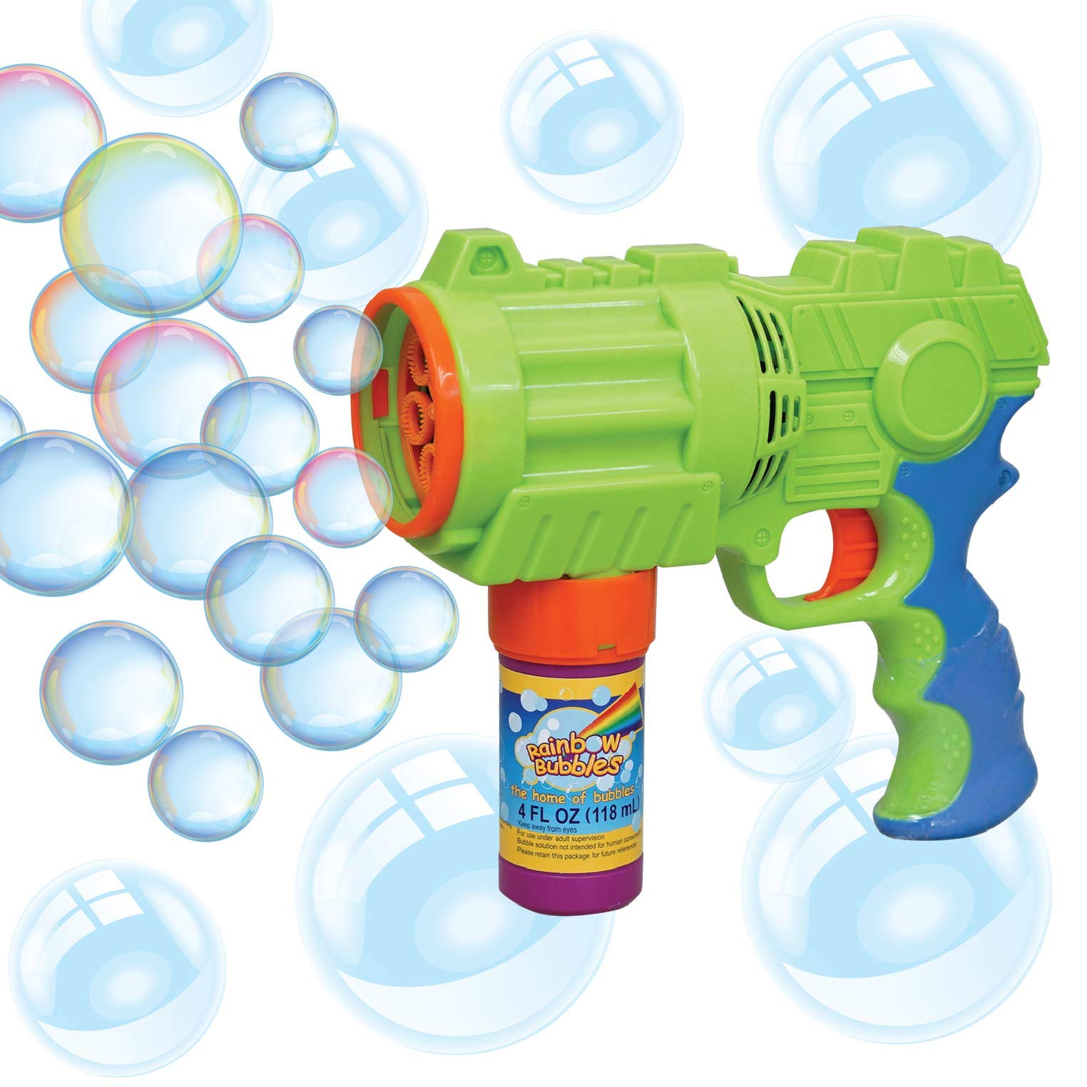 Bubble Blaster (Automatic Bubble Gun w/ 1 Bubble Solution in Gift Box), Party Hurray