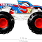 Hot Wheels Monster Trucks Toy Truck, Oversized 1:24 Scale Die-Cast Race Ace for Kids & Collectors