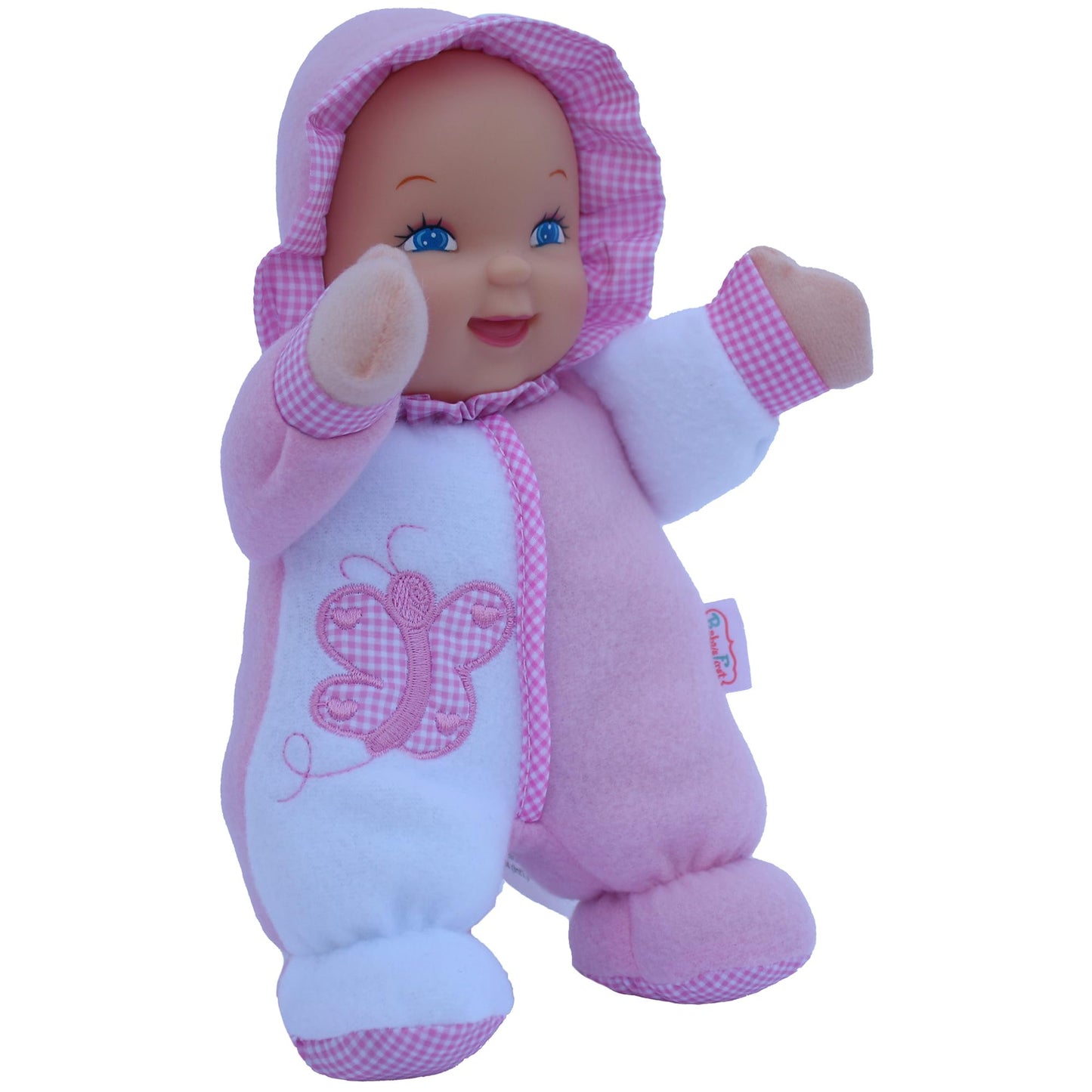 Goldberger Baby's First: 11" Soft & Snuggle Butterfly Doll - Baby's 1st Doll, Machine Washable, Safe for Children & Infant, Ages 0 Months & Up