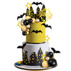 Bat Cake Topper Happy Birthday Cake Decorations for Bat Theme Birthday Halloween Supplies