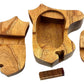 Oberstuff Mane Stay Horse Head All Natural Exotic Woods Puzzle Box, 4.75 X 4.5 X 2 with Sliding Wooden Key Lock, Sliding Cover and Inner Lid to Hidden